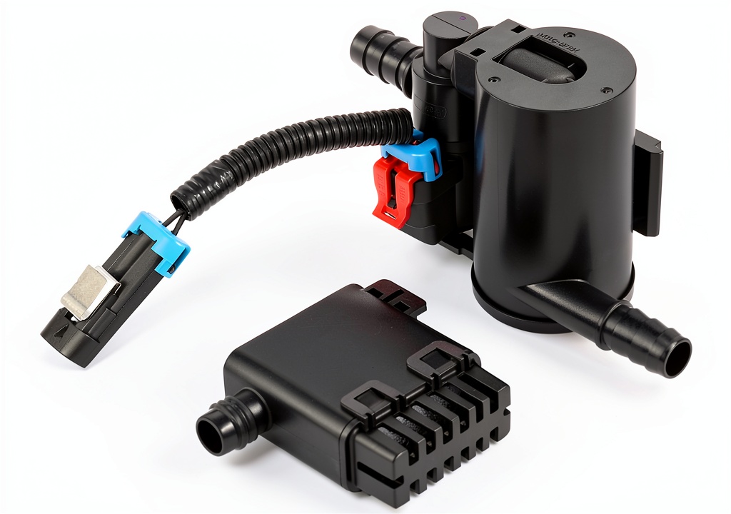 Installing HZ-MONSTAR Evap Canister Vent Solenoid Valve Chevy GMC on a wooden workbench
