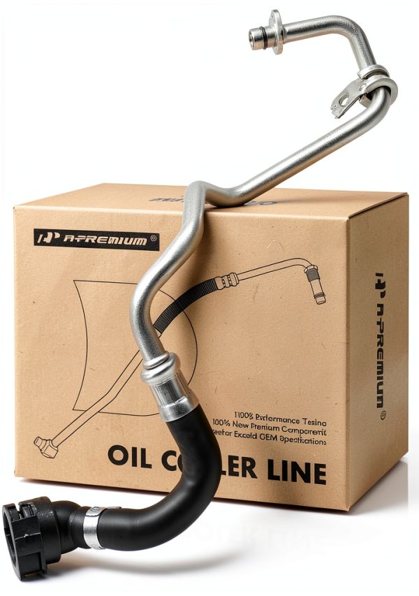 BMW Turbocharger Oil Line A-Premium Compatible-0