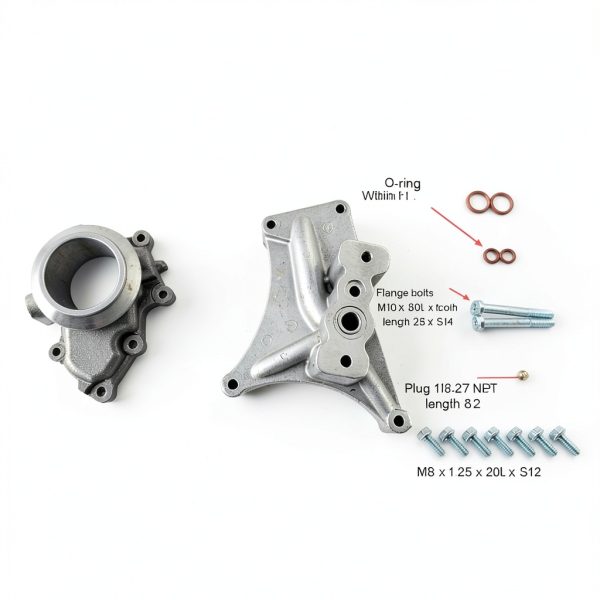 Sineside Turbo Pedestal for 99-03 Ford Powerstroke 7.3L GTP38 Bolt-On-0