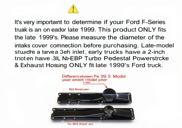 Sineside Turbo Pedestal for 99-03 Ford Powerstroke 7.3L GTP38 Bolt-On-5