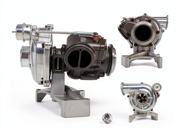 Sineside Turbo Pedestal for 99-03 Ford Powerstroke 7.3L GTP38 Bolt-On-3