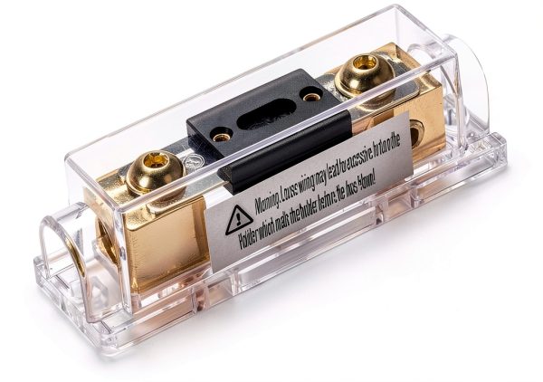 200A Inline ANL Fuse Holder E-LION with Gold Conductivity, Hex Wrench-5