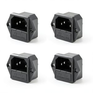 IEC320 Inlet Plug - ZYAMY 4PC C14 Socket AC 250V 10A-0