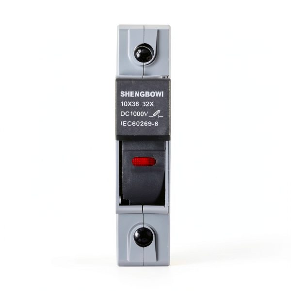Solar Photovoltaic Fuse Holder shengbowi 15A DIN Rail 5‑Piece Base-1