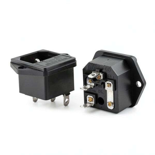 IEC320 Inlet Plug - ZYAMY 4PC C14 Socket AC 250V 10A-3