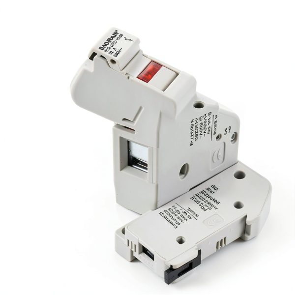 Baomain 5-Pack Fuse Holder RT18-32 32A 690VAC DIN Rail with LED-3