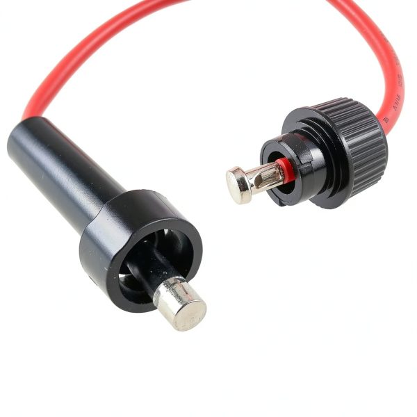 6IN1 Wired Mounting Fuse Holder LUORNG PF Bakelite 5×1A Glass Fuses-4
