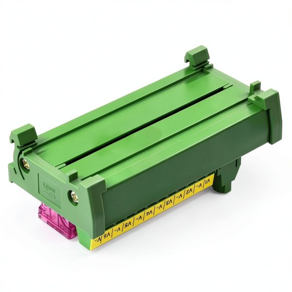 DC Power Fuse Distribution Strip Module (6 Position, DIN Rail Mount)-6