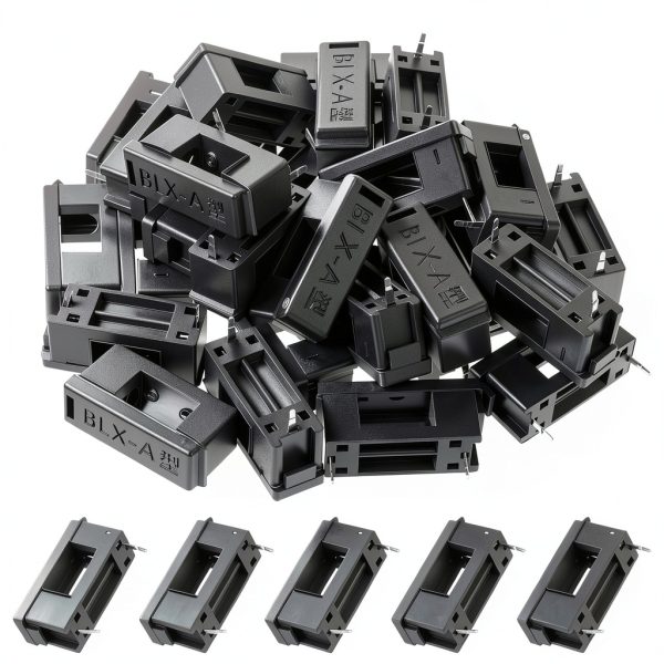 BLX-A 5 x 20 mm PCB Fuse Holder by Styquenzer – Black Plastic 30 Pack-0