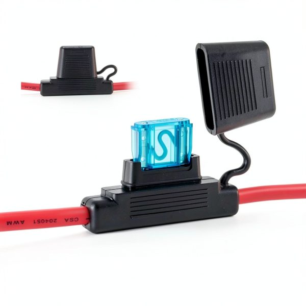 Recoil FHM62 Waterproof Fuse-holder 6AWG Copper 40A/60A/80A Fuses-3